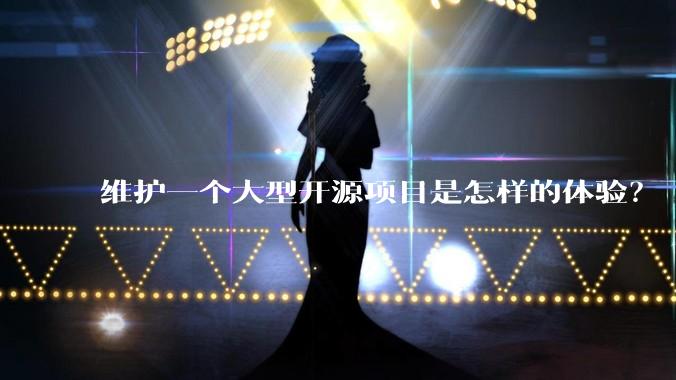 维护一个大型开源项目是怎样的体验？